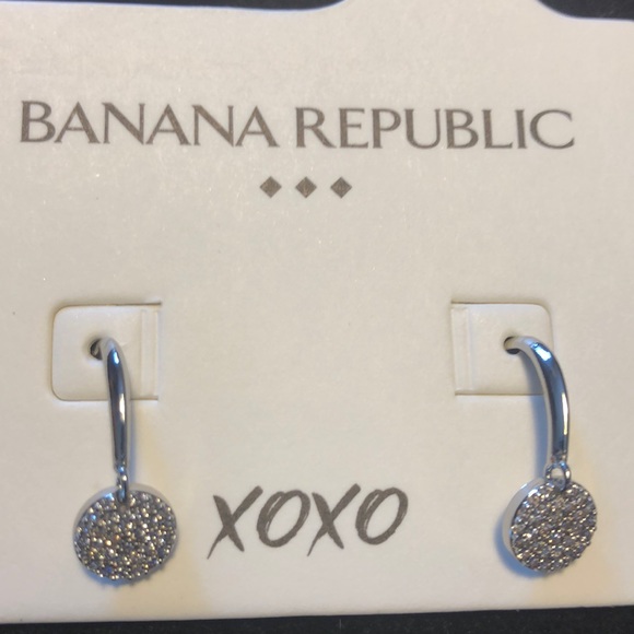 New Banana Republic Pave drop earrings - Picture 3 of 4